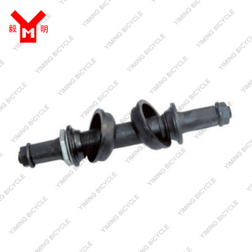 Bicycle BB axle with bearing cups