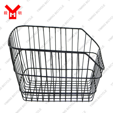 Bicycle rear basket and carrier