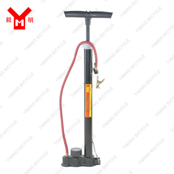 Bicycle inflator pump with cloth hose