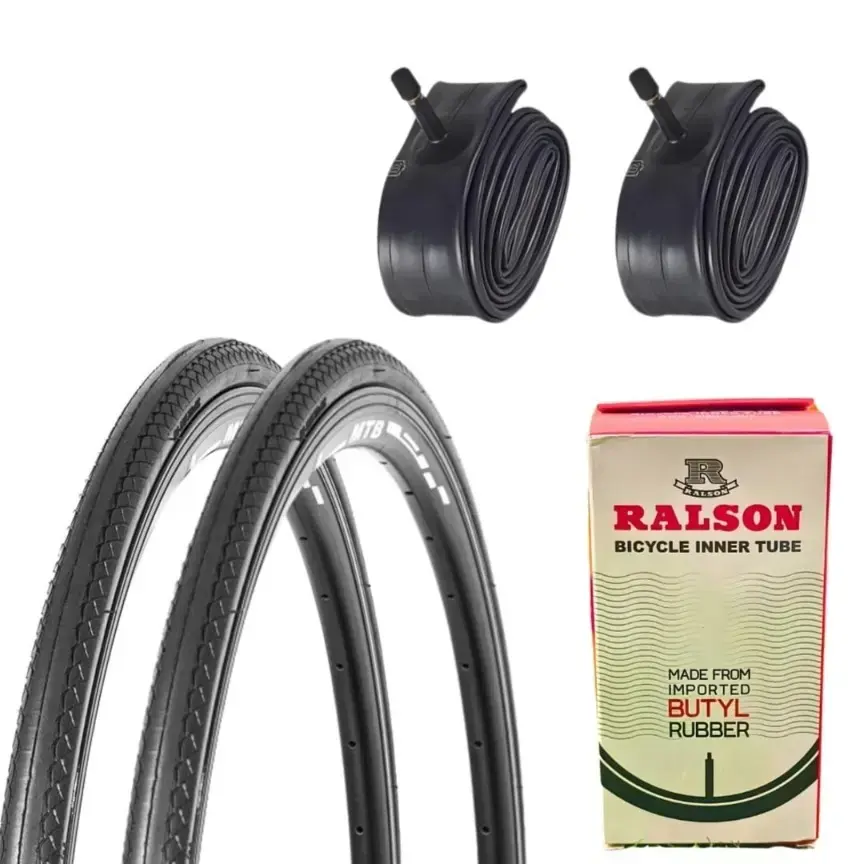 Ralson 700 by 28 bicycle tyres and inner tubes